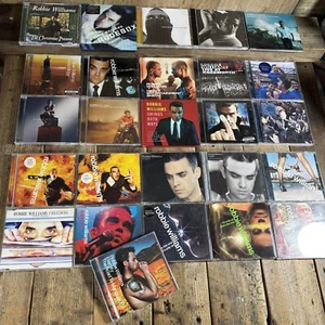 Huge Robbie Williams CD Album (x15) & Single (x11) Bundle/Job Lot/Collection - Foto 1 di 24
