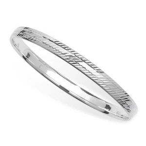 Plata de Ley Pulsera Diamante Corte Británica Hecho Contraste Nuevo - Imagen 1 de 3