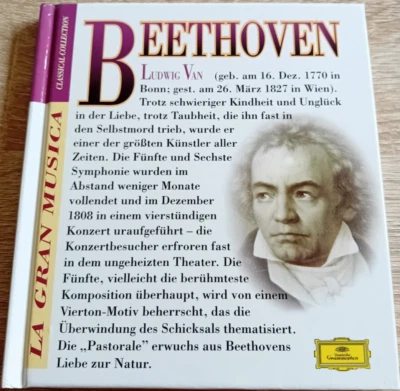 LUDWIG VAN BEETHOVEN - LA GRAN MUSICA - Classical Collection - Buch + CD / 1962 - Bild 1 von 3