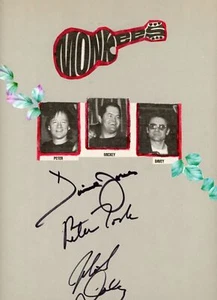 The Monkees Autograph Signed Photo w/ PSA Letter of Authentication - Picture 1 of 3