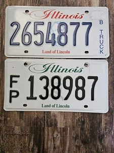 Illinois ⭐ Licence plate (2) ⭐ Collect Arts Craft Decor Projects - Picture 1 of 1