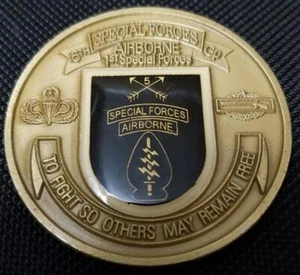 US Army 5th Special Forces Group (Airborne) 1st Special Forces Commander and CSM - Picture 1 of 2