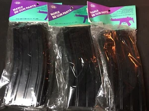 Tokio Marui Airsoft M16 XM177 Plastic Spring Magazine Lot Of 3 - Picture 1 of 11
