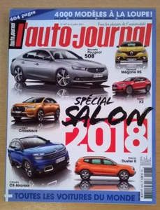 L'AUTO-JOURNAL Spécial SALON 2018 - Toutes les voitures du monde - Etat Neuf ! - Imagen 1 de 24
