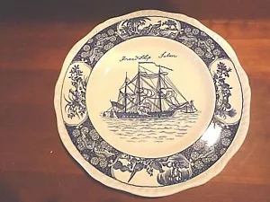 Wedgwood Friendship Etruria Blue salad/desert plate - Picture 1 of 4