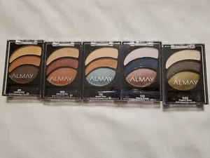 Lot 5 Almay Eyeshadow Trios Nude Intense Smoky 80 100 110 120 030 Great Colors! - Picture 1 of 11
