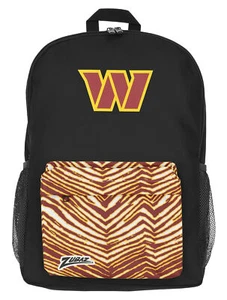 FOCO X ZUBAZ NFL Washington Commanders Zebra 2 Collab Printed Backpack - Picture 1 of 4