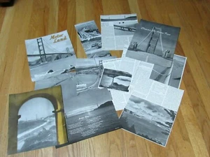 Recortes de artículo de puente Golden Gate 1936-7 Motor Land - Imagen 1 de 6