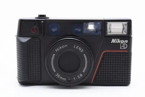 【Near MINT】 Nikon L35AD2 Pikaichi Black Point & Shoot Film Camera From JAPAN - Picture 1 of 11