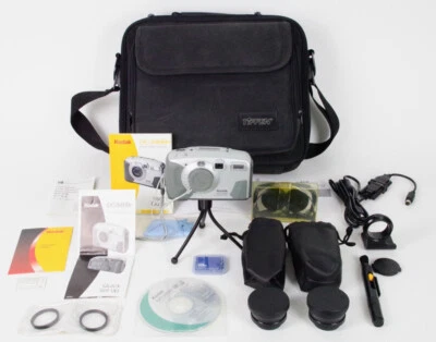 Kodak DC 3400 2.0MP Digital Camera WORKS! w/TONS of Accessories & Manuals! LOOK! - Image 1 of 4