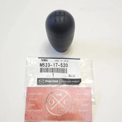 Genuine OEM 98-05 Mazda MX-5 Miata 5 Speed Manual Shift Knob M523-17-520 New BLK - Image 1 of 4