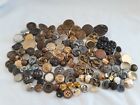 LOT of 50+ Antique Vintage Metal Filigree Openwork Mirror Back Button Collection