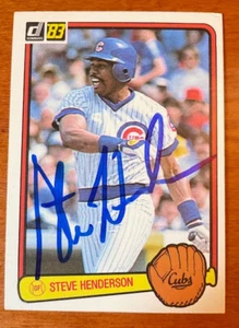 Steve Henderson Signed 1983 Donruss #252. Chicago Cubs - Picture 1 of 2
