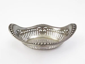 Antique Gorham Reticulated Sterling Silver Bowl Engraved & Hallmarked 7.5" x 2.5 - Picture 1 of 5