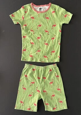 Crazy 8 пижамы комплект девочек 8 фламинго узор короткие Джонс хлопок Sleepwear - Изображение 1 из 4
