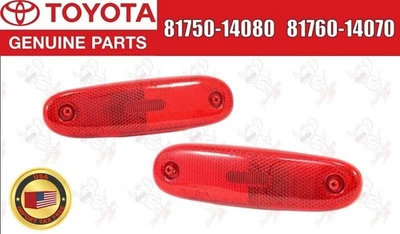 Luces de parachoques laterales rojas traseras originales Toyota 97-98 Supra JZA80 OEM Foto 1 de 4
