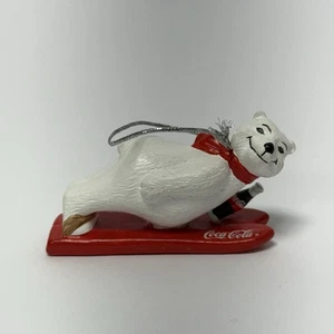 Coca-Cola Orso Polare Sci Decorazione Natalizia Vintage Decorazione Natalizia - Foto 1 di 10