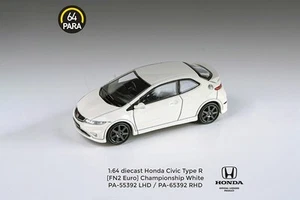 COCHE MODELO HONDA CIVIC TIPO R FN2 EURO BLANCO 1/64 DIECAST DE PARAGON PA-55392 - Imagen 1 de 8
