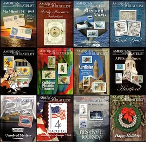 AMERICAN PHILATELIST 12 ISSUES 2014 ~ 1200 pages ~ Stamps, Covers, US, Worldwide - Picture 1 of 13