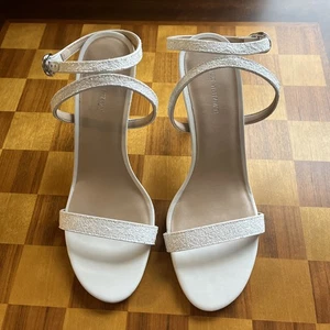 NEW Stuart Weitzman Crystal Buckle 95 Glitter Sandal Size 11 New without box - Picture 1 of 8