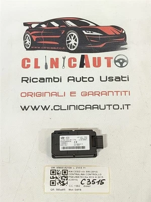 CENTRALINA CONTROLLO PNEUMATICI PER KIA Cee'd Serie Sporty wagon 95800-A2100 D4 - Immagine 1 di 4