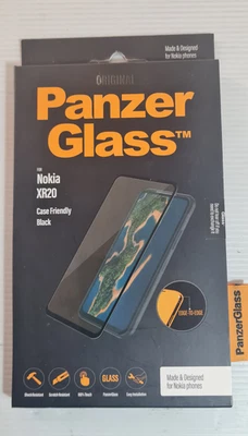 PanzerGlass Original Screen Protector Case Friendly For Nokia XR20 Black - Image 1 of 2