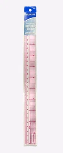 Westcott B-65 Transparent Ruler – 12" / 30cm Beveled Edge Tool - Picture 1 of 3