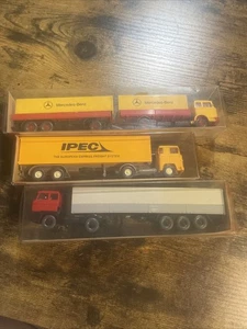 1:87 WIKING MERCEDES-BENZ DAF SCANIA TRUCKS HO PLASTIC 546 457 555 - Picture 1 of 5