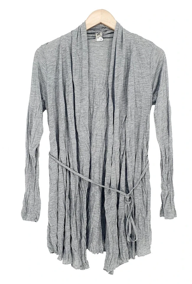 B.C. Damen Cardigan Shirtjacke Jerseyjacke crash grau Größe 40 NEU - Bild 1 von 1