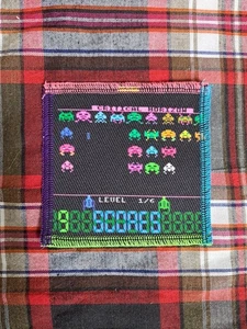 Space Invaders patch, game - Picture 1 of 2