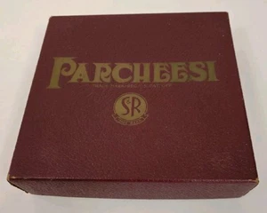 Vintage Parcheesi Selchow & Righter Wooden Tokens, Dice & Cups, Instructions  - Picture 1 of 12