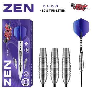 Juego de dardos punta de acero Shot Zen Budo-80%-tungsteno-23gm - Imagen 1 de 3