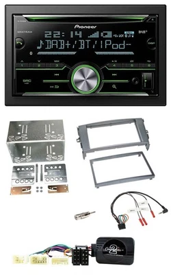 Pioneer Bluetooth Lenkrad DAB 2DIN USB CD Autoradio für Toyota Auris 2007-2011 a - Bild 1 von 4