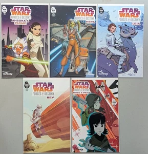 Star Wars: Forces of Destiny (Komplettes Set mit 5 Heften IDW Comics) NM - Bild 1 von 6
