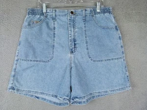 Lee Womens Size 16 34x6 Blue At The Waist Denim Shorts - Picture 1 of 7