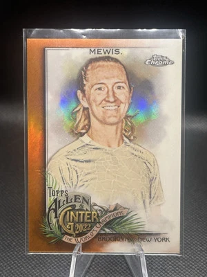 SAM MEWIS 2022 Topps Allen & Ginter Chrome #233 Orange Refractor /25 Soccer 💎 - Image 1 of 2