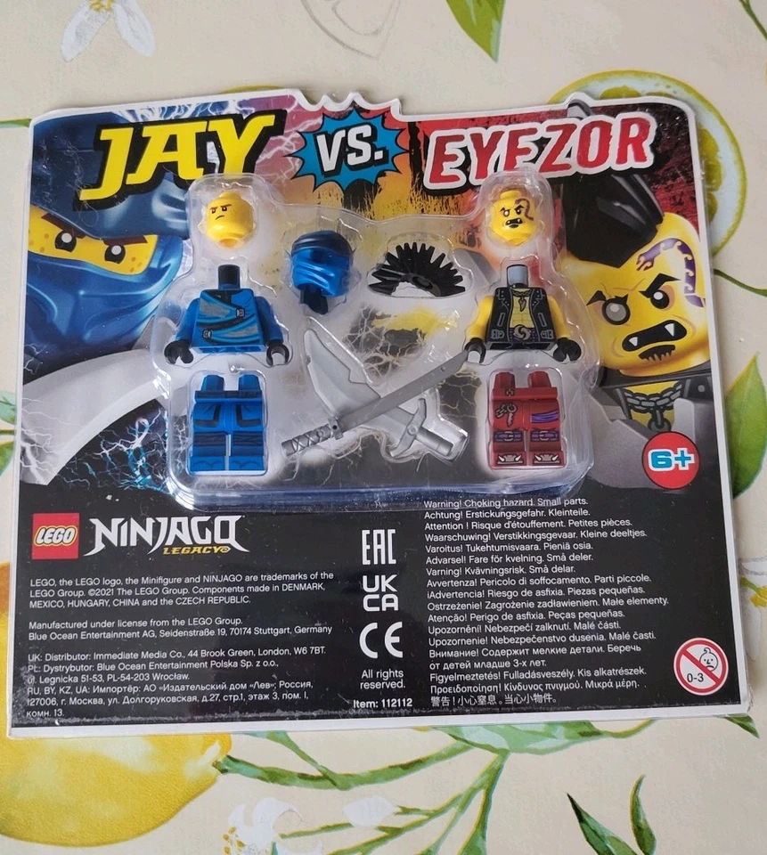 LEGO Ninjago Jay Vs. Eyezor 112112 / 2 Minifiguren Set Limited Edition NEU & OVP - Bild 1 von 1