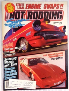 Popular Hot Rodding Magazine January 1988 Drag Racing Pontiac Camaro Mustang - Picture 1 of 3