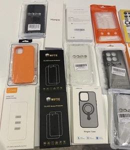 50 housses de téléphone portable lots spéciaux reste de stock différentes marques housses de téléphone portable - Photo 1/6