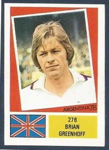 FKS 1978-ARGENTINA 78 -#276-INGLATERRA Y MANCHESTER UNITED-BRIAN GREENHOFF - Imagen 1 de 1