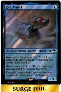 K-9, Mark I | SURGE FOIL | Universe Beyond: Doctor Who - Magic the Gathering