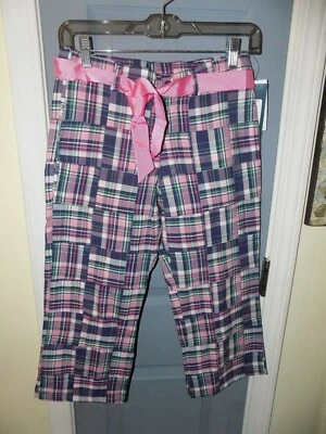Hartstrings Multi Colored Woven Adjustable Pants Size 14 Girl's New $58 - Image 1 of 3