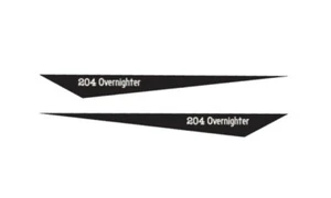 2 Grady White 204 Overnighter Decals Sticker Emblem Boat Skipper Fishing Ski - Picture 1 of 1