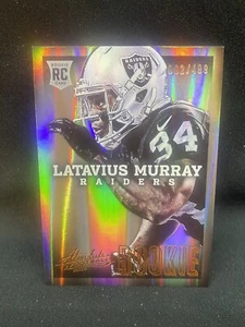 2013 Absolute Spectrum Silver Latavius Murray RC /499 #181 Raiders - Bild 1 von 2
