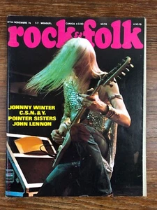 Revue ROCK AND FOLK Nr 94 (11-1974) Poster Stevie Wonder COMPLET SANS DECOUPAGE - Picture 1 of 3
