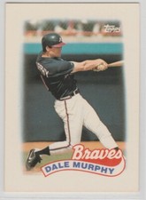 1989 Topps Major League Leaders Minis #1 Dale Murphy Atlanta Braves