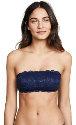 Sujetador bandeau Cosabella 254200 para mujer Say Never Flirtie azul marino talla S Foto 1 de 3