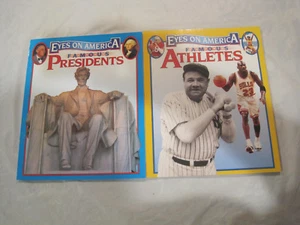 Lot 2 ~ Eyes on America Serie ~ Berühmte Präsidenten Athleten ~ LBDB5 - Bild 1 von 4
