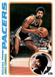 1978-79 Topps Basketball James Edwards (C) RC Indiana Pacers #27