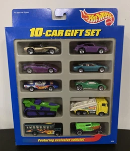 🔹 Vintage 1997 Hot Wheels 10-Car Gift Set #18476 – Toys R Us Exclusive – NEW - Picture 1 of 4